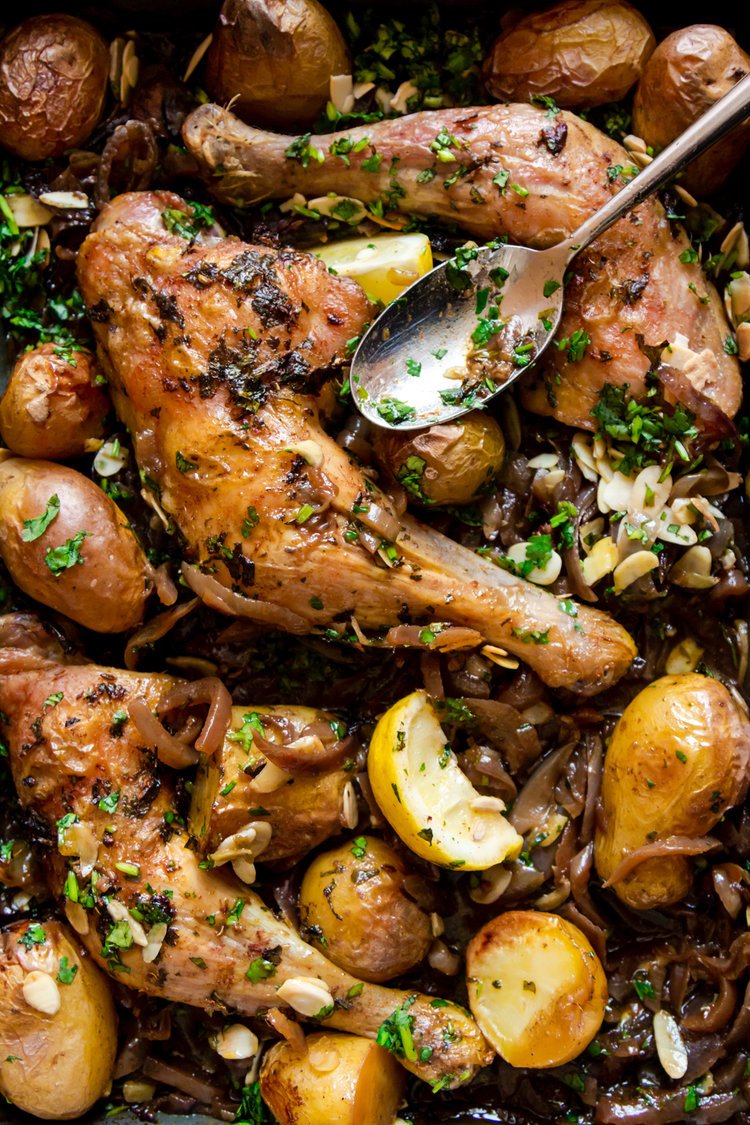 Ras El Hanout and Potatoe Chicken Traybake